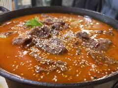 自制不老牛肉汤锅-付掌柜在成都·热炒砂锅集(金禾店)