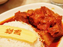 咖喱揸腩饭-敏华冰厅(平安金融中心店)