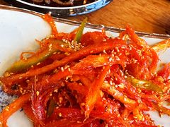 拌明太鱼-三千里韩式炭火烤肉(南八马路店)