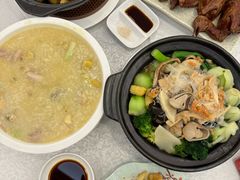 沙田新強記雞粥-沙田新强记烧鹅海鲜酒家