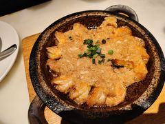 铁板蒜蓉虾（小）-小菜园新徽菜(徐州铜山万达店)