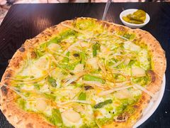 青酱贝柱黑松露披萨-老鲨鱼披萨店