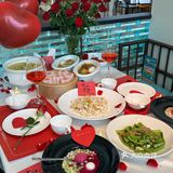 提前过七夕💜吃漂亮饭🍽️