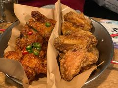 炸鸡翅一半一半-富乐满韩国正宗炸鸡韩国料理(虹泉路店)