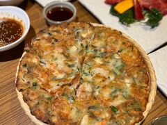 海鲜煎饼-炼火烤肉店