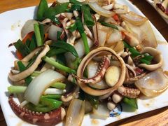 葱爆鱿鱼-Sasa的海(蜈支洲岛后海店)