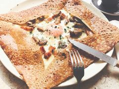 鸡蛋蘑菇熏肉荞麦可丽饼-RAC BAR(安福路店)