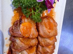 咸蛋黄叉烧-楼上大排档·顺德菜·粥水·鱼生(苗栗路店)