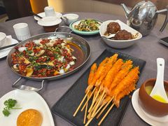 咸蛋黄串虾-金哥私房菜馆(张府园总店)