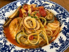 贵州酸汤海鲜扁面-NG PASTA吴居·中华意面·鲜牛排(南头古城店)