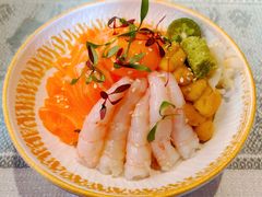 三文鱼甜虾海胆饭-和牛食堂•BISTRO(广州首店)