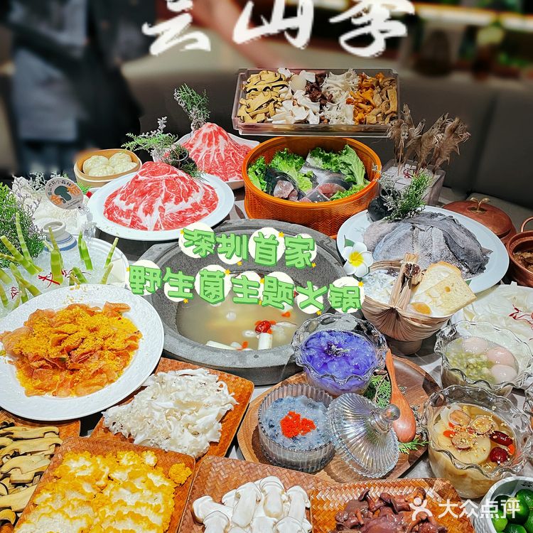 把云南地标美食都搬来深圳啦！芸山季·云南野生菌火锅