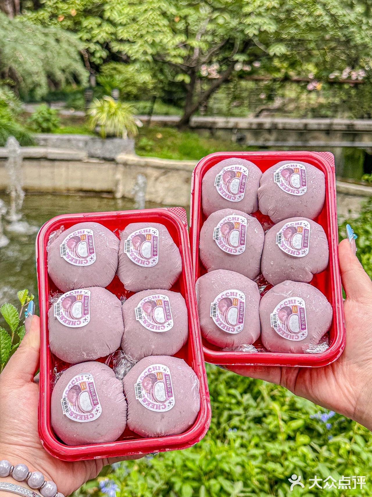 上海巨火的芋泥...排队1h也要买!