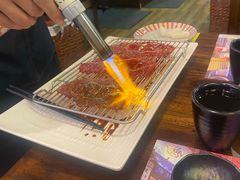 铺天盖地顶级澳牛肉火焰寿司-仙隐小鹿中華の日料(正弘城店)