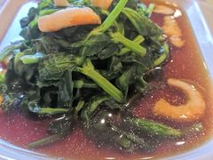捞汁鲜虾豌豆尖-功德林素菜饭庄(前门店)