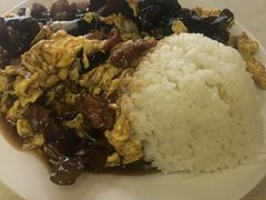 醋溜苜蓿盖饭-臻味斋