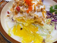 炸温泉蛋土豆泥沙律-仙隐小鹿料理食堂(沙市人信汇店)
