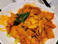 香辣牛板筋-老佛爷铜炉蛙锅(海岸城店)