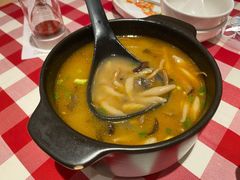 蘑菇汤莜面鱼鱼-西贝莜面村(上海百联西郊店)