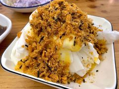 咸蛋黄肉松绵绵冰-鞠婆婆•绵绵冰•凉糕•手工冰粉(苏稽一店)