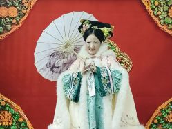 -后宫·古装汉服京剧儿童亲子全家福摄影