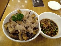 剔骨肉拌茄子-隆喜元鱼汤包·海鲜(中联广场店)