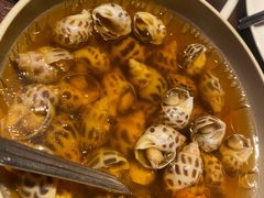 古越陈酿煮花螺-杭州西子湖四季酒店·金沙厅
