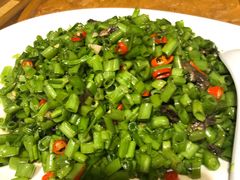 干巴菌炒空心菜-醉云喃