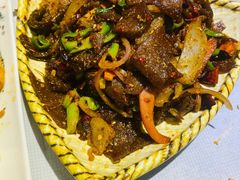 炒锅巴面皮-丁虎子烤肉(国道二店)