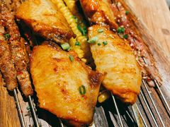 烤鸡翅中-串大叔炭火烤串·鸡西大冷面刀削面(总店)