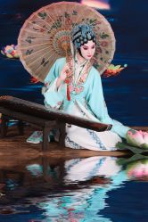 -后宫·古装汉服京剧儿童亲子全家福摄影