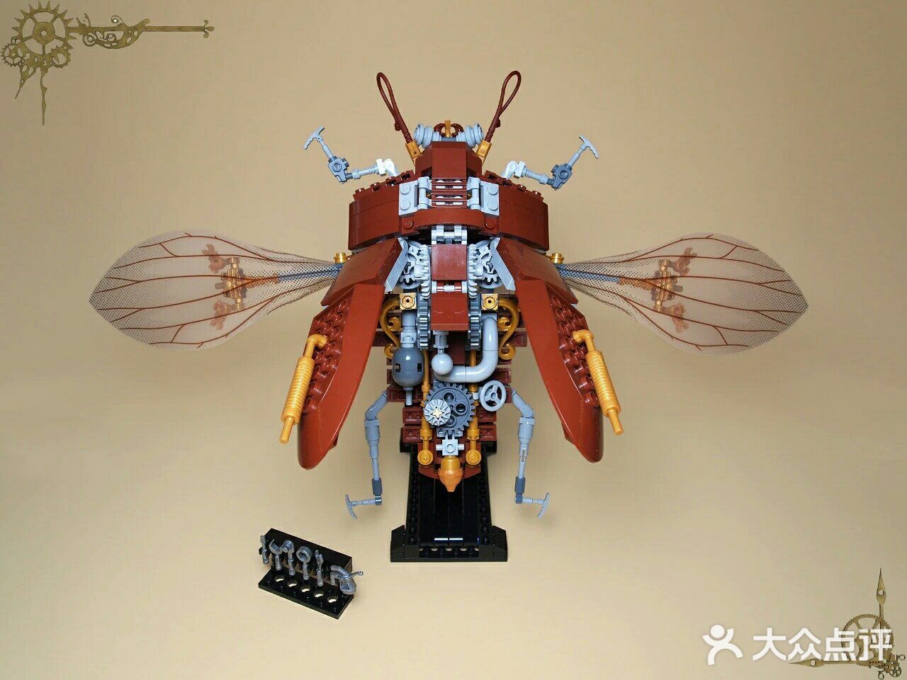 lego蒸汽朋克系列moc可怜可怜机器甲虫