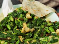 韭菜鸡蛋饼-巩本明鱼屋子