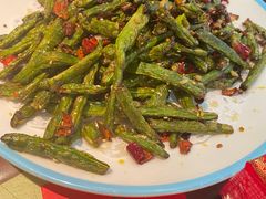 干煸豆角-玉泉酱羊骨饭庄(青吉里店)