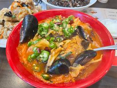 海鲜辣汤面-香港饭店0410(明洞店)