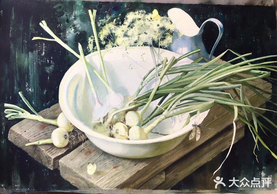 🌵一组超写实的水彩静物绘画步骤！