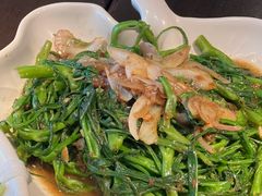 马拉盏炒通菜-大头虾越式风味餐厅(光明广场店)