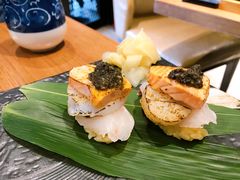 鲷鱼贝柱三文鱼寿司-阿吾罗日本料理(K11艺术中心店)
