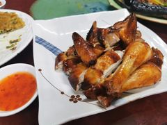 钢管古法烧鸡-威记农庄-现点现做农家小炒.海鲜(金鼎店)