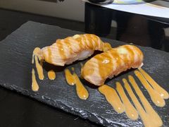 三文鱼火焰寿司-天狗山料理(省体店)