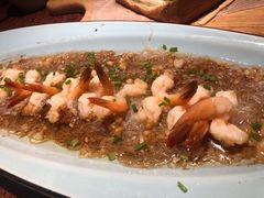 蒜蓉粉丝虾-绿茶餐厅(蓝色港湾店)
