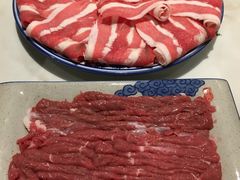 手切苏尼特羊后腿肉-宣武小院涮肉(前门店)