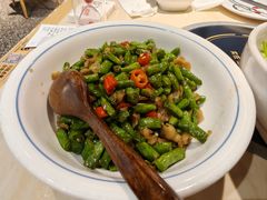 四季豆炒油渣-大碗先生(万家丽店)