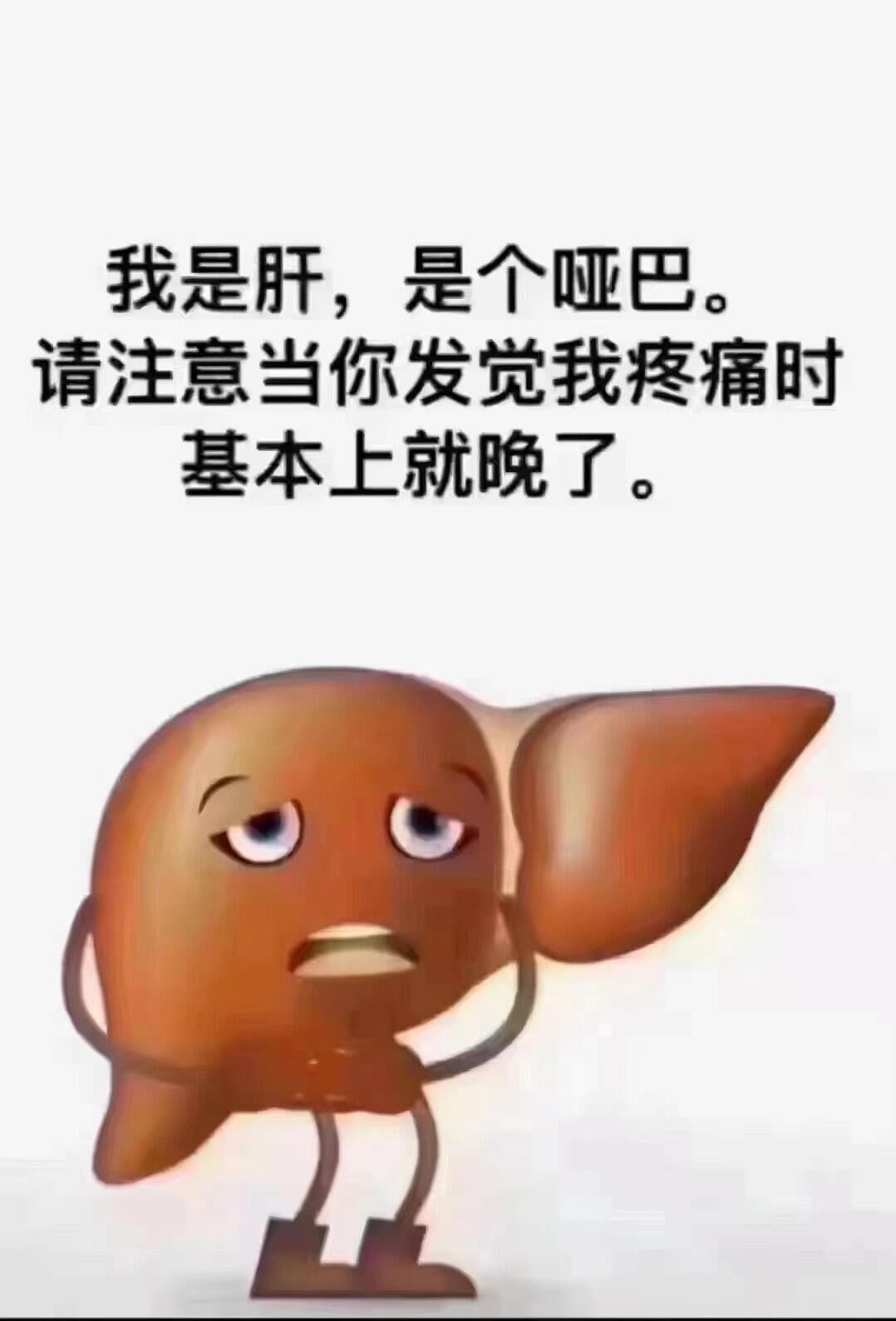 肝是哑巴,你要爱护好它