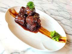 桂花糖醋肉排-悦轩中餐厅·高空江景·杭州柏悦酒店