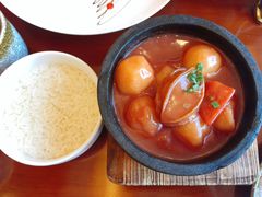 土豆焖鲍鱼饭-朝鲜玉流馆(滨河东路店)