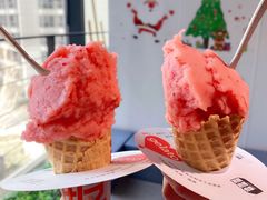草莓果肉-野人牧坊Gelato(天津南开大悦城店)