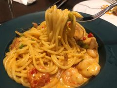 香辣大虾面-悦享绿山墙西餐厅