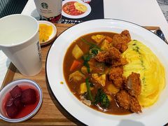 炸鸡块咖喱蛋包饭套餐-池奈·日式咖喱蛋包饭(赛高店)