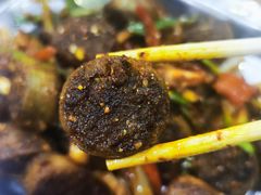 干煸血肠-夏都地标马一刀烤肉美食城